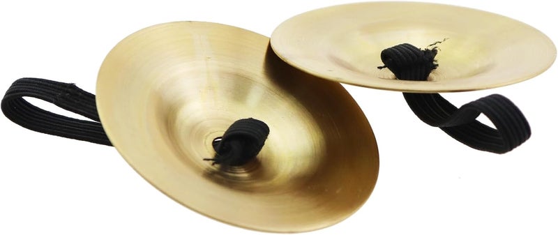 Caishun 6PCS 2.1 Inch Percussion Instrument Finger Cymbals Dance Finger Instruments Copper Teaching Aids Belly Dance Fingers for Ballroom Entertainment - Image 3